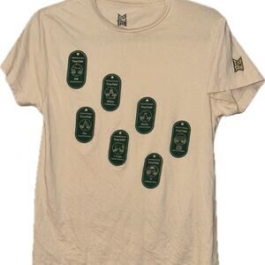 TinyTAN K-Pop BTS Band Shirt SM Unisex Beige Suga Jin Jung Kook J-Hope RM Jimin